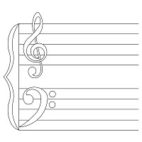 music staff